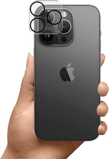 3MK Lens Pro Full Cover Προστασία Κάμερας Tempered Glass Διάφανο για το iPhone 13 Pro / 13 Pro Max