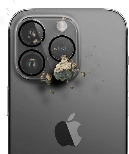 3MK Lens Pro Full Cover Προστασία Κάμερας Tempered Glass Διάφανο για το iPhone 13 Pro / 13 Pro Max