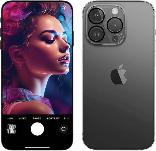 3MK Lens Pro Full Cover Προστασία Κάμερας Tempered Glass Διάφανο για το iPhone 13 Pro / 13 Pro Max