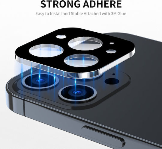 Techsuit Full Προστασία Κάμερας Μεμβράνη Μαύρο για το iPhone 17 Pro Max