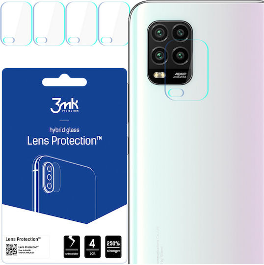 3MK Lens Flexible Glass Προστασία Κάμερας Tempered Glass Διάφανο για το Xiaomi Mi 10 Lite