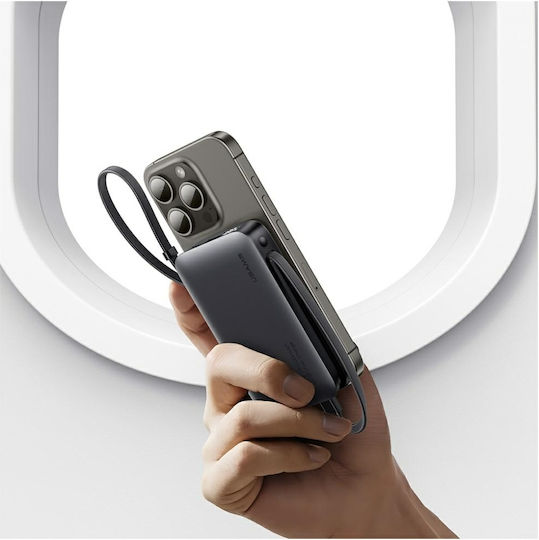 Usams XR Series CD228 Power Bank 10000mAh 20W mit USB-A Ausgangsanschlüsse und USB-C Ausgangsanschlüsse Quick Charge Weiß