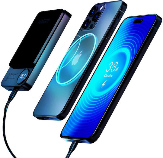 3MK Hardy MagSafe Power Bank 5000mAh Черен