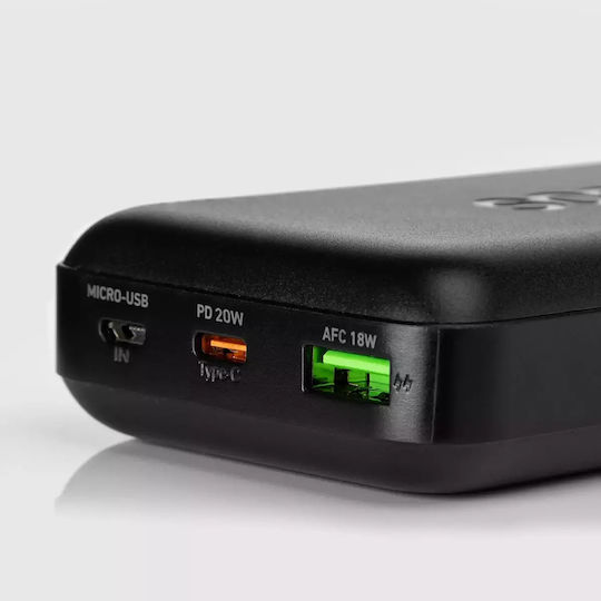 SBS Power Bank 20000mAh 20W with USB-A Port and USB-C Port Power Delivery Black