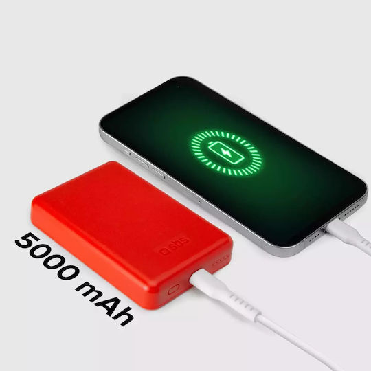 SBS MagSafe Power Bank 5000mAh Roșu