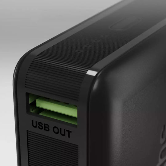 SBS NanoTube Power Bank 10000mAh 20W με Θύρα USB-A και Θύρα USB-C Power Delivery Μαύρο