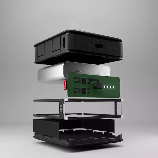 SBS NanoTube Power Bank 10000mAh 20W με Θύρα USB-A και Θύρα USB-C Power Delivery Μαύρο
