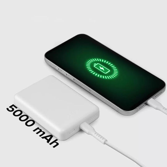 SBS MagSafe Power Bank 5000mAh White