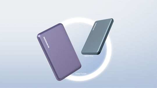Riversong MagNano 05 Power Bank 5000mAh με Θύρα USB-C Dark Purple