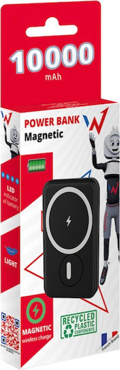 Wonder WX10DMAG MagSafe Power Bank 10000mAh mit 2 USB-C Anschlüssen Schwarz