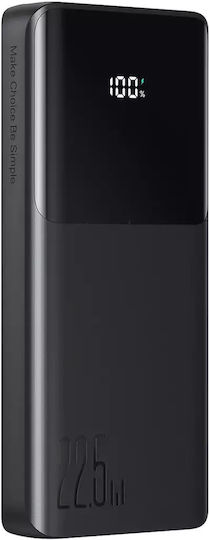 Joyroom JR-PBF19 Външна Батерия 10000mAh 22.5W с USB-A Изходен Порт и USB-C Изходен Порт Power Delivery / Бързо Зареждане Черна