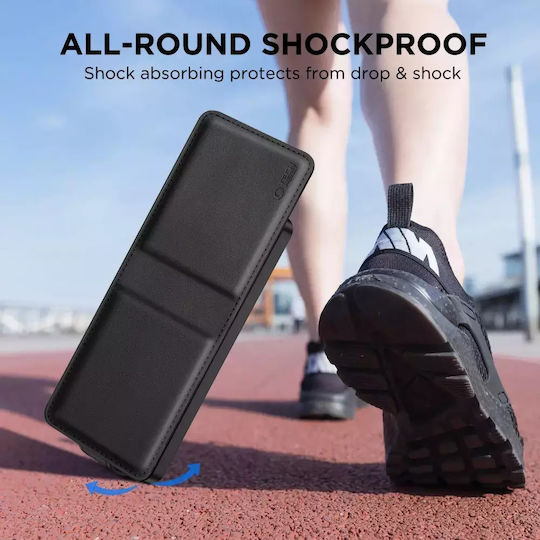 Tech-Protect Портмоне Изкуствена кожа Черен (Galaxy Z Flip7)