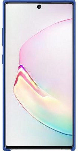 Samsung Umschlag Rückseite Silikon Blau (Galaxy Note 10+)