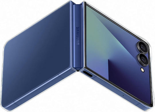 Samsung Книга Силикон 1мм Прозрачен (Galaxy Z Flip7)