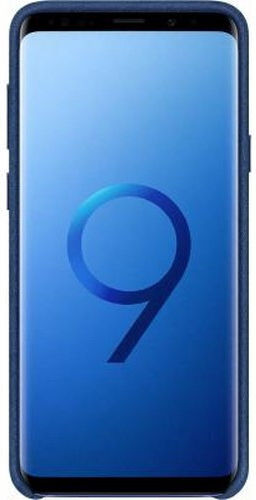 Samsung Alcantara Cover Back Cover Plastic Blue (Galaxy S9+) EF-XG965ALEGWW