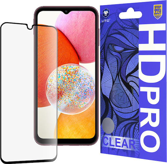 Lito Tempered Glass Negru (Galaxy A14)