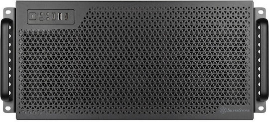 Silverstone RM52 5U Midi Tower Κουτί Υπολογιστή Μαύρο