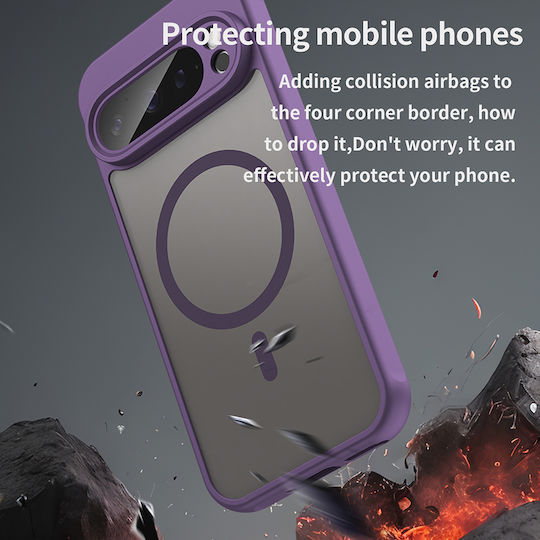Techsuit Halofrost Ii Magsafe Back Cover Silicone Purple (OnePlus 9 Pro)