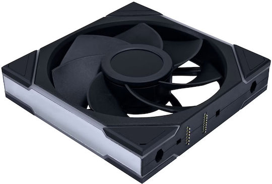 Lian Li UNI FAN TL Wireless LCD 140 Reverse Blade Case Fan (54.3cfm) with ARGB Lighting and 4-Pin PWM Connection