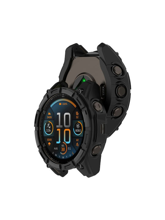 Tech-Protect Defense Πλαστική Θήκη σε Μαύρο χρώμα για Garmin Fenix 8 Solar (51mm) Tech-Protect Defense Πλαστική Θήκη σε Μαύρο χρώμα για Garmin Fenix 8 Solar (51mm)