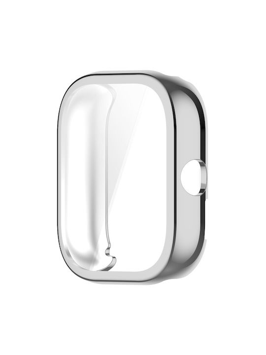 Schutz Silikonhülle in Silber Farbe für Xiaomi Redmi Watch 5