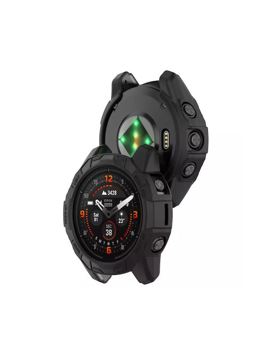 Tech-Protect Defense Πλαστική Θήκη σε Μαύρο χρώμα για Garmin Fenix 7 Tech-Protect Defense Πλαστική Θήκη σε Μαύρο χρώμα για Garmin Fenix 7