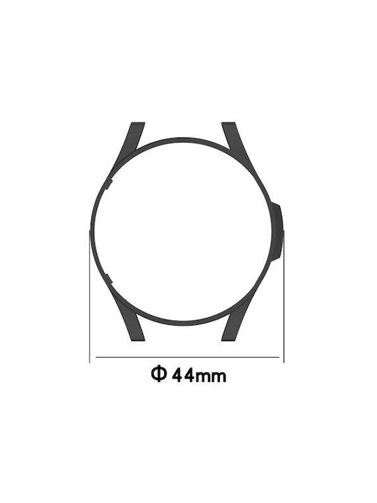 Plastikhülle in Weiß Farbe für Galaxy Watch 4 44mm