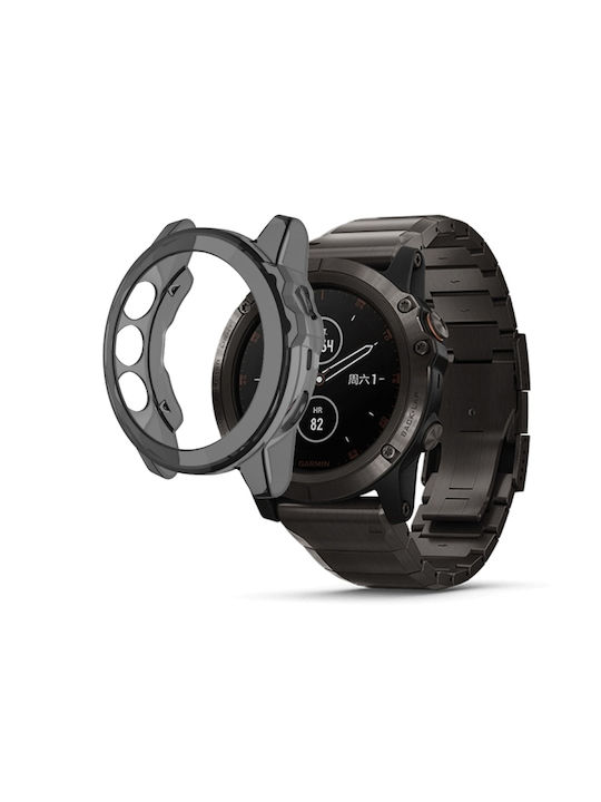 Carcasă de Silicon în culoarea Transparent pentru Garmin Fenix 5/5 Plus - Garmin Fenix 5/5 Plus
