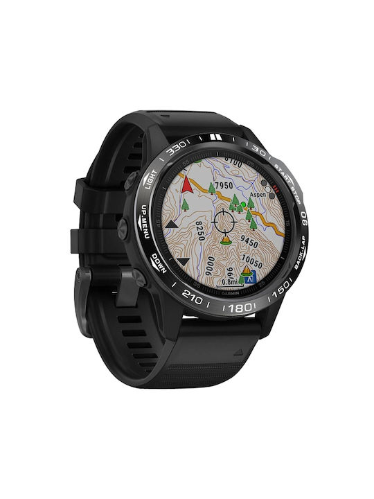 Protection Frame Bezel Protector Black / White Letter for Garmin Fenix 6X/6X Pro