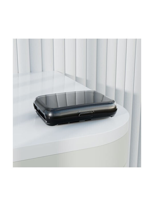 Silicone Case with Glass in Black color for Huawei Watch Fit 2