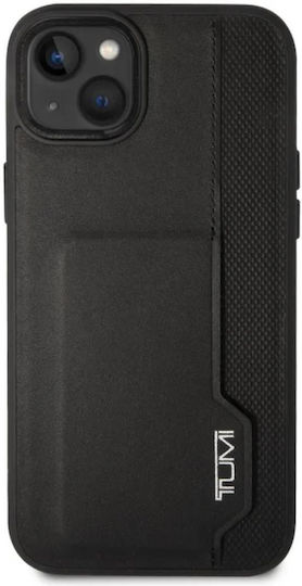 Tumi Back Cover Δερμάτινο Μαύρο (iPhone 14)