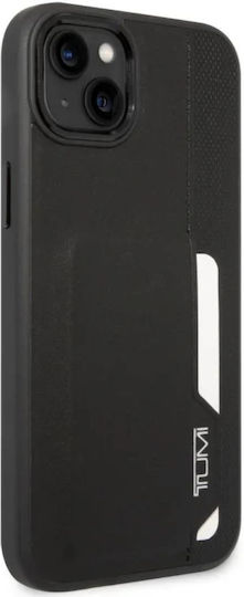 Tumi Back Cover Δερμάτινο Μαύρο (iPhone 14)