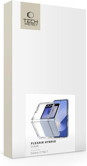 Tech-Protect Flexair Hybrid Задна корица Силикон / Пластмаса Прозрачен (Galaxy Z Flip7)
