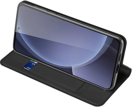 Dux Ducis Skin Pro Back Cover Silicone / Synthetic Leather Black (Samsung Galaxy S25 Plus - Dux Ducis)