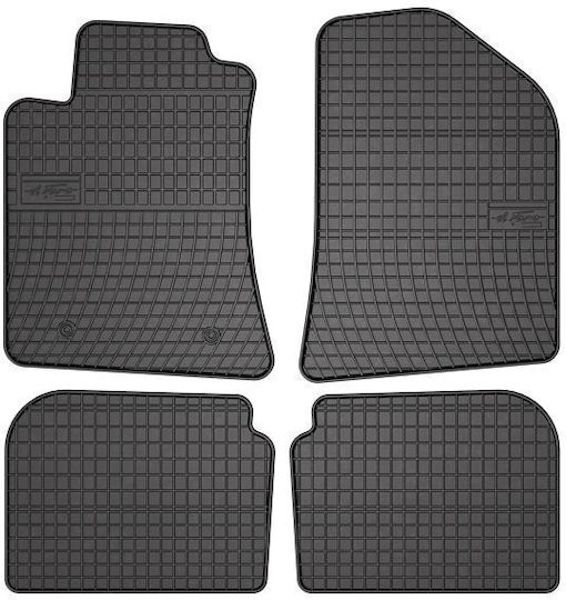 Frogum Set of Front and Rear Mats 4pcs for Toyota Avensis 2003-2009 Black