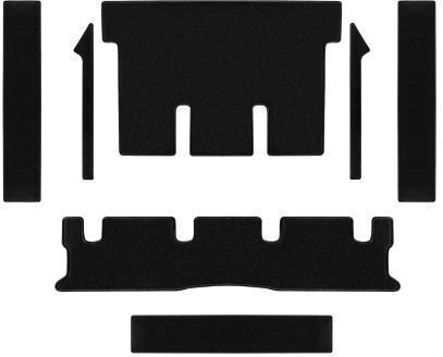 Petex Rear Mats 7pcs for Mercedes-Benz Vito Black