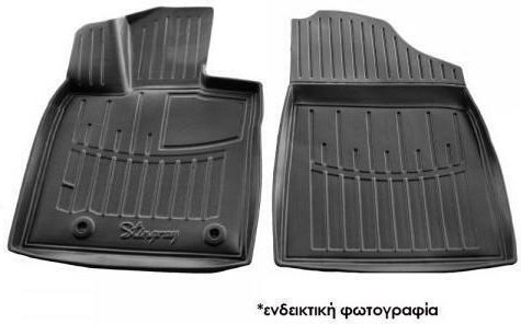 Rubber Raised Sides Car Mats With Fasteners VW Caddy 2D 2020+ Race Axion 2 Pieces Race Axion 5024162/ST