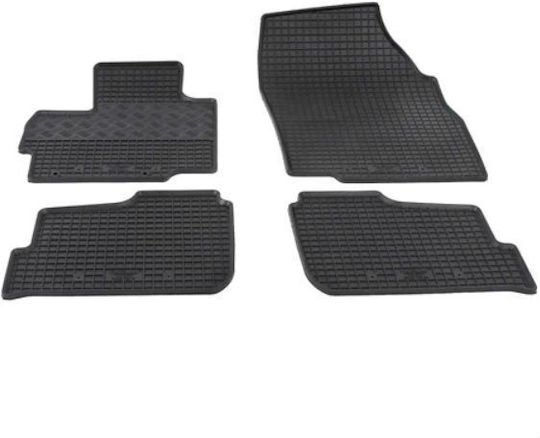 Rigum Set of Front and Rear Mats 4pcs for Mitsubishi Space Star 2018 Black