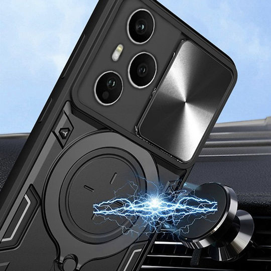 Techsuit Camguard Pro Umschlag Rückseite Silikon Rose Gold (Honor 400 Pro)