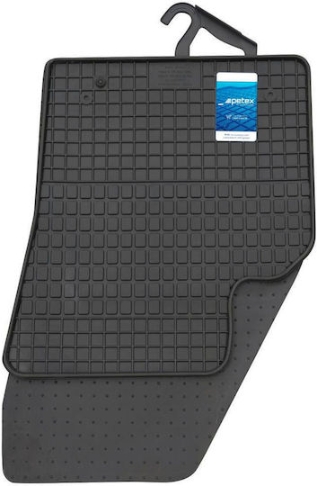 Petex Set of Front and Rear Mats 4pcs for Volvo C30 2004-2012 Black