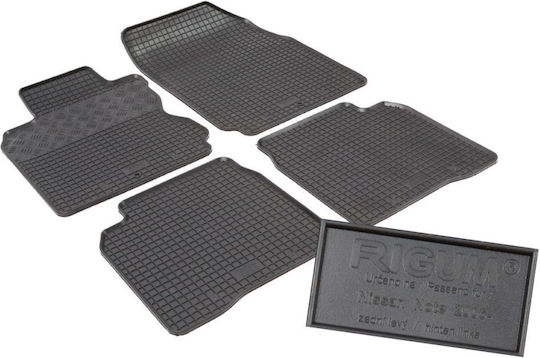 Rigum Set of Front and Rear Mats 4pcs for Kia Optima 2005 2013 Black