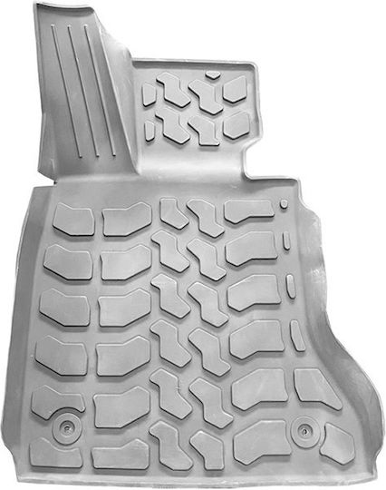 Auto Gs Set of Front and Rear Mats 5pcs Tray Type for BMW F01 Gray