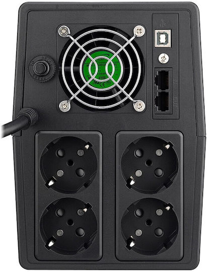 Spacer SPUP-1500D-LIT01 UPS Line-Interactive 1500VA 900W