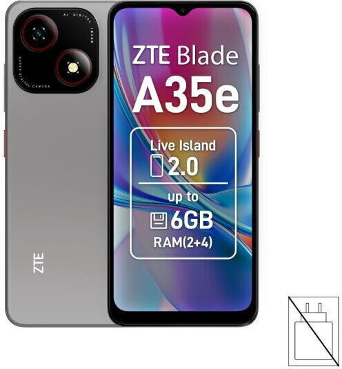ZTE Blade A35e Dual SIM (2GB/64GB) Gray