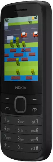 Nokia 225 4G Dual SIM Mobile with Buttons (Greek Menu) Black