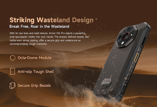 Ulefone Armor X16 Pro 5G Dual SIM (8/256GB) Ανθεκτικό Smartphone Wasteland Shadow