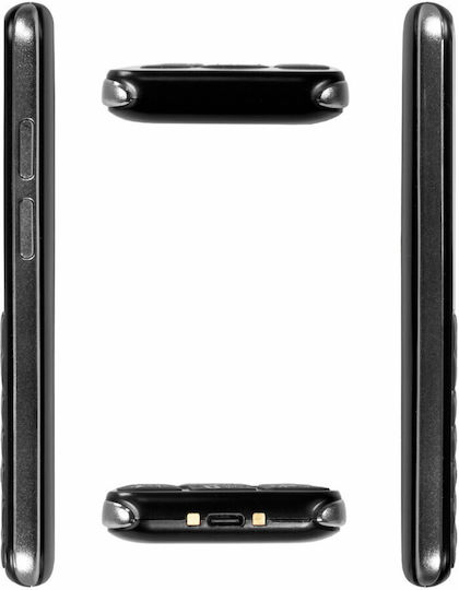 Evolveo EasyPhone LT Dual SIM (128MB) Κινητό με Μεγάλα Κουμπιά Μαύρο