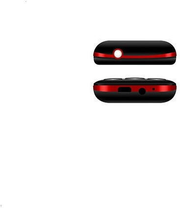 Allview L802 Dual SIM Mobile with Buttons Black/Red