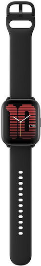 Amazfit Active Aluminium 42mm Waterproof Smartwatch with Heart Rate Monitor (Midnight Black)
