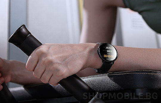 Mibro Lite Smartwatch με Παλμογράφο (Μαύρο)